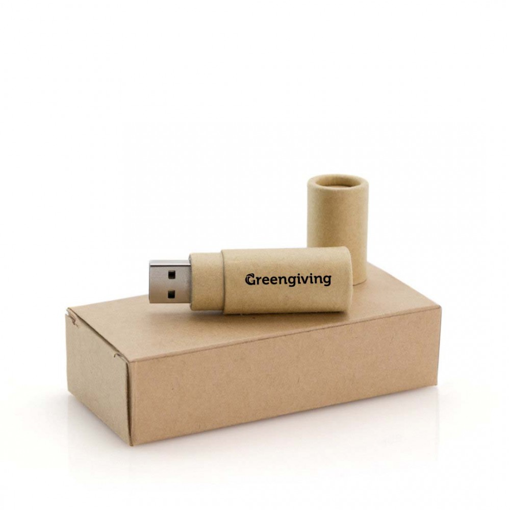 Gerecycled kartonnen USB | Eco geschenk